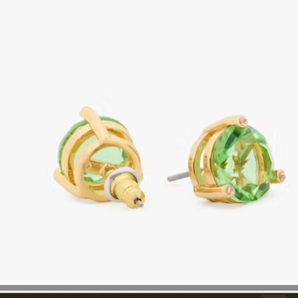 kate spade Rise And Shine Studs peridot NWT - Picture 3 of 3